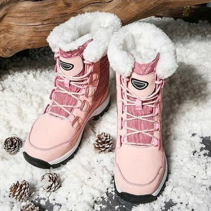 Anti-slip Fur Warm Waterproof Snow Boots