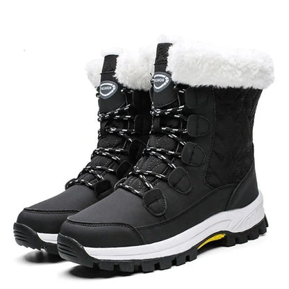 Anti-slip Fur Warm Waterproof Snow Boots