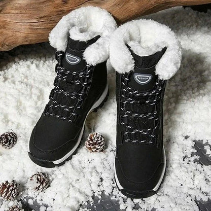 Anti-slip Fur Warm Waterproof Snow Boots