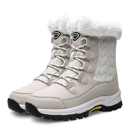 Anti-slip Fur Warm Waterproof Snow Boots